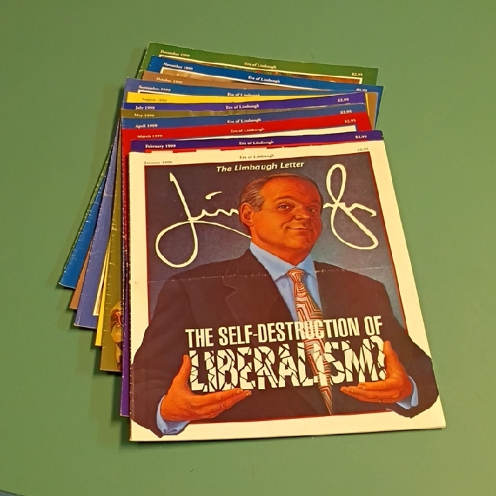 The Limbaugh Letter Collection - Coffee Table Magazine 1999 Missing June